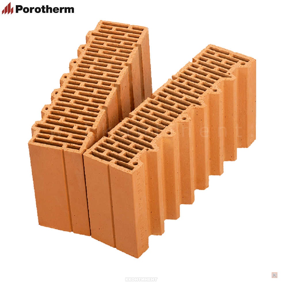 Porotherm 51 1/2 керамический доборный блок