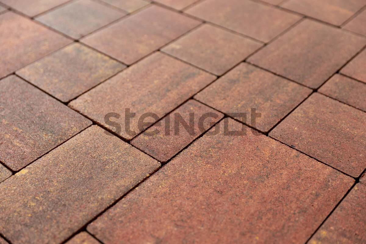 Тротуарная плитка Бавария Терракота (Terracotta) 60 мм, Steingot