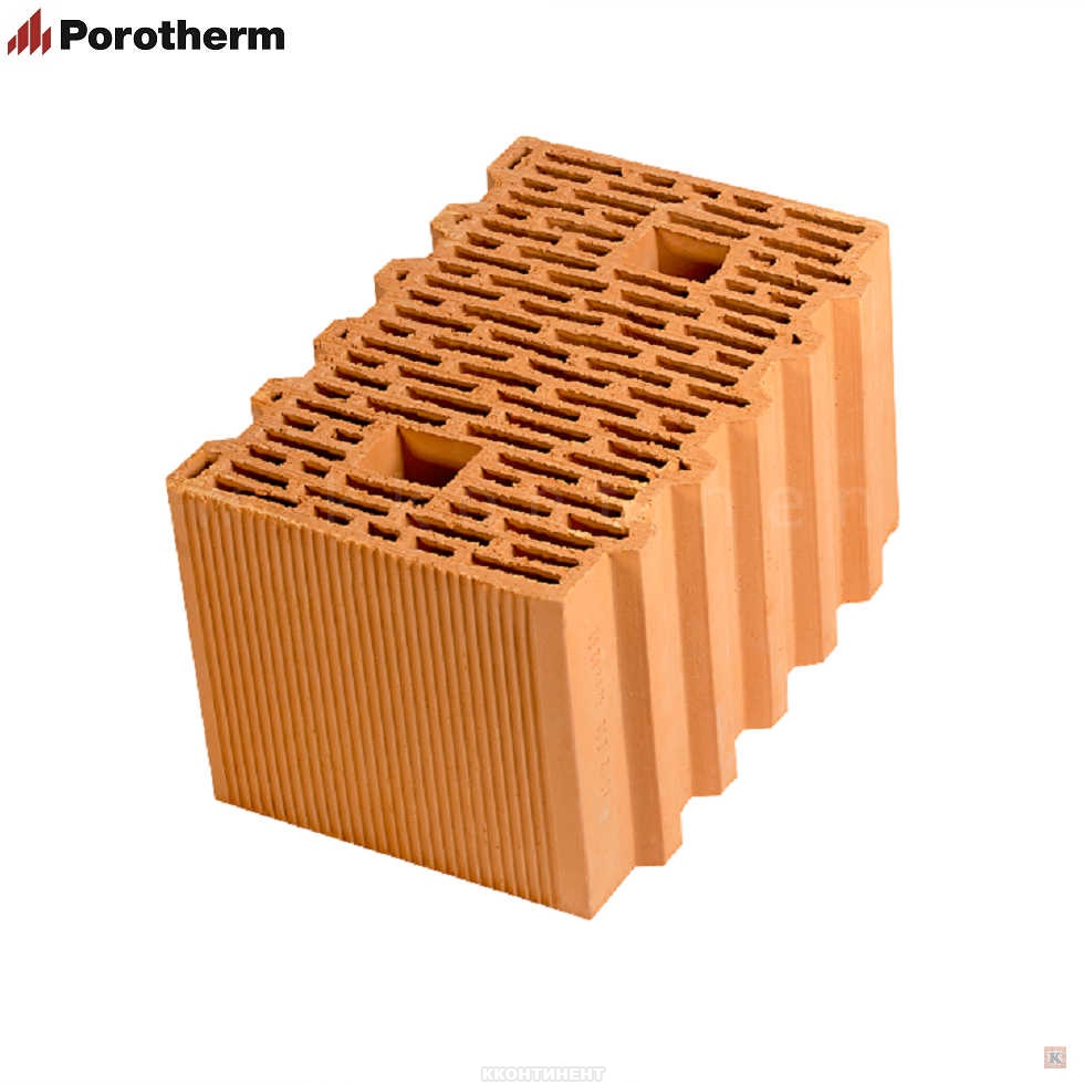 Блок керамический Porotherm 38 крупноформатный, ТМ "Porotherm", Wienerberger Россия