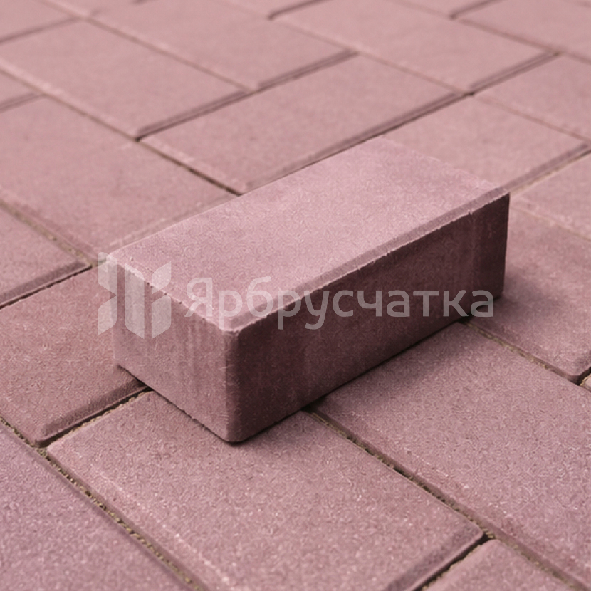 Брусчатка П.8 красная, Ярбрусчатка