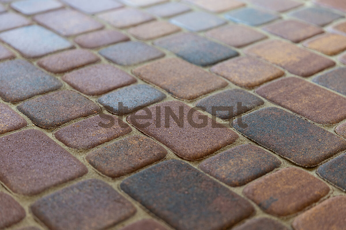 Тротуарная плитка Классика Агатовый камень (Blend) 60 мм, Steingot