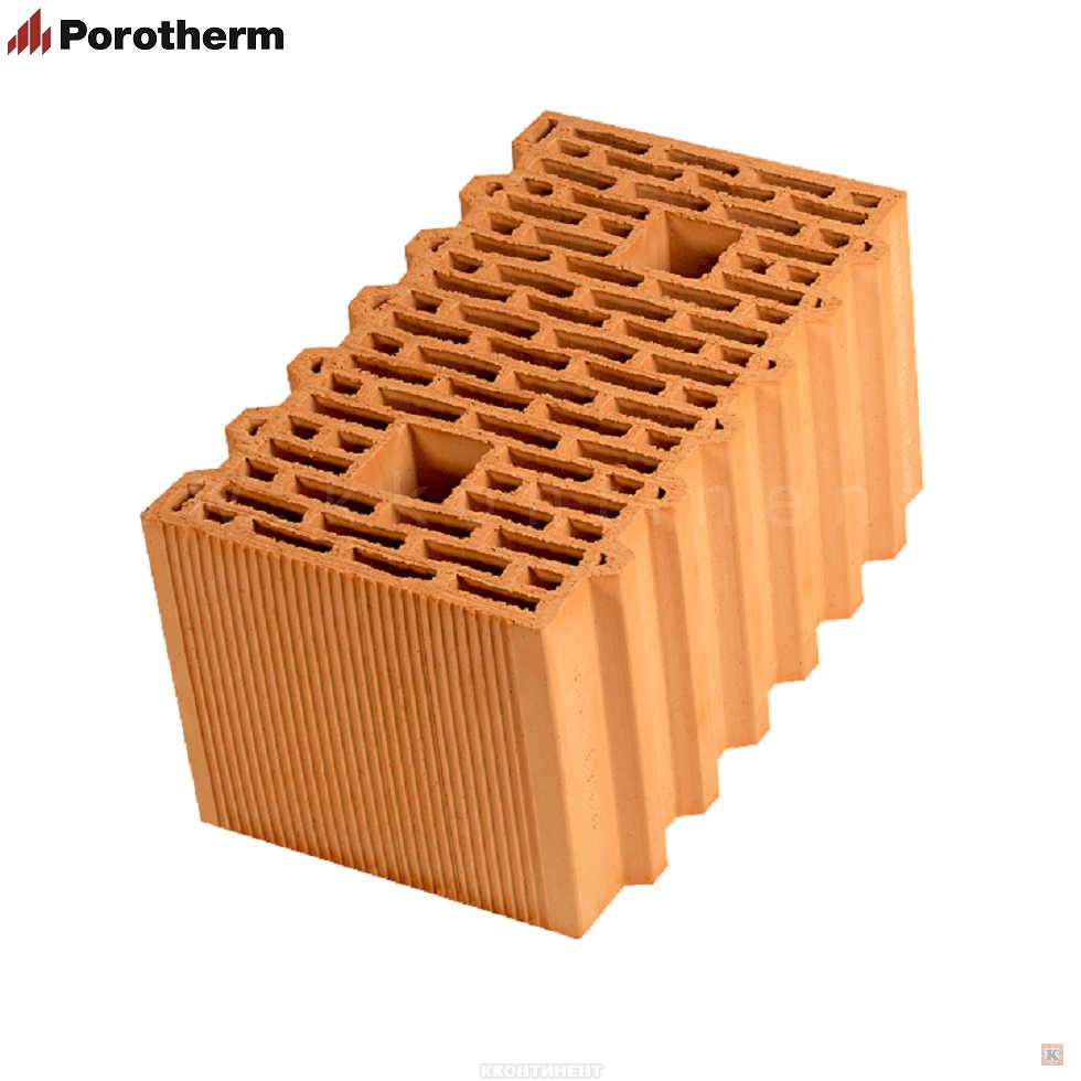 Porotherm 44 GL, крупноформатный керамический поризованный блок, ТМ "Porotherm", Wienerberger Россия