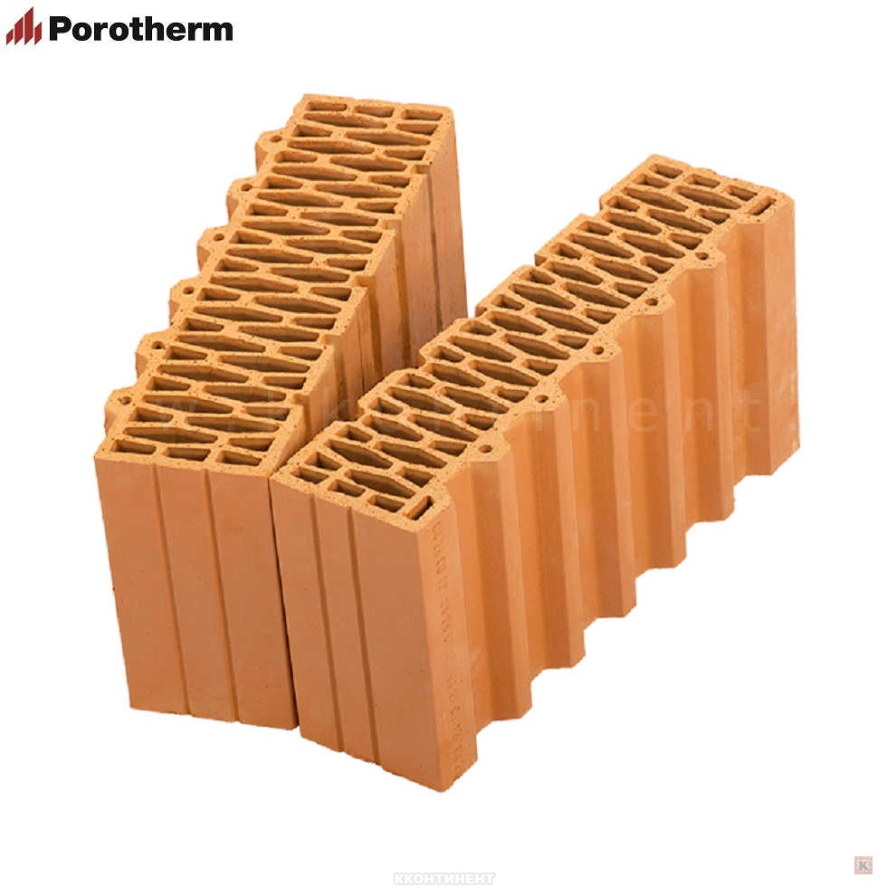 Porotherm 44 1/2 керамический доборный блок