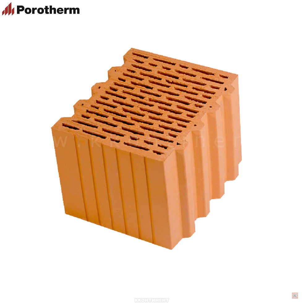 Porotherm 30, крупноформатный керамический поризованный блок, ТМ "Porotherm", Wienerberger Россия